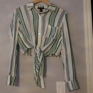 Forever 21 crop blouse